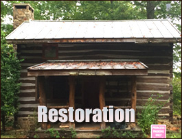 Historic Log Cabin Restoration  Lawrenceville, Georgia